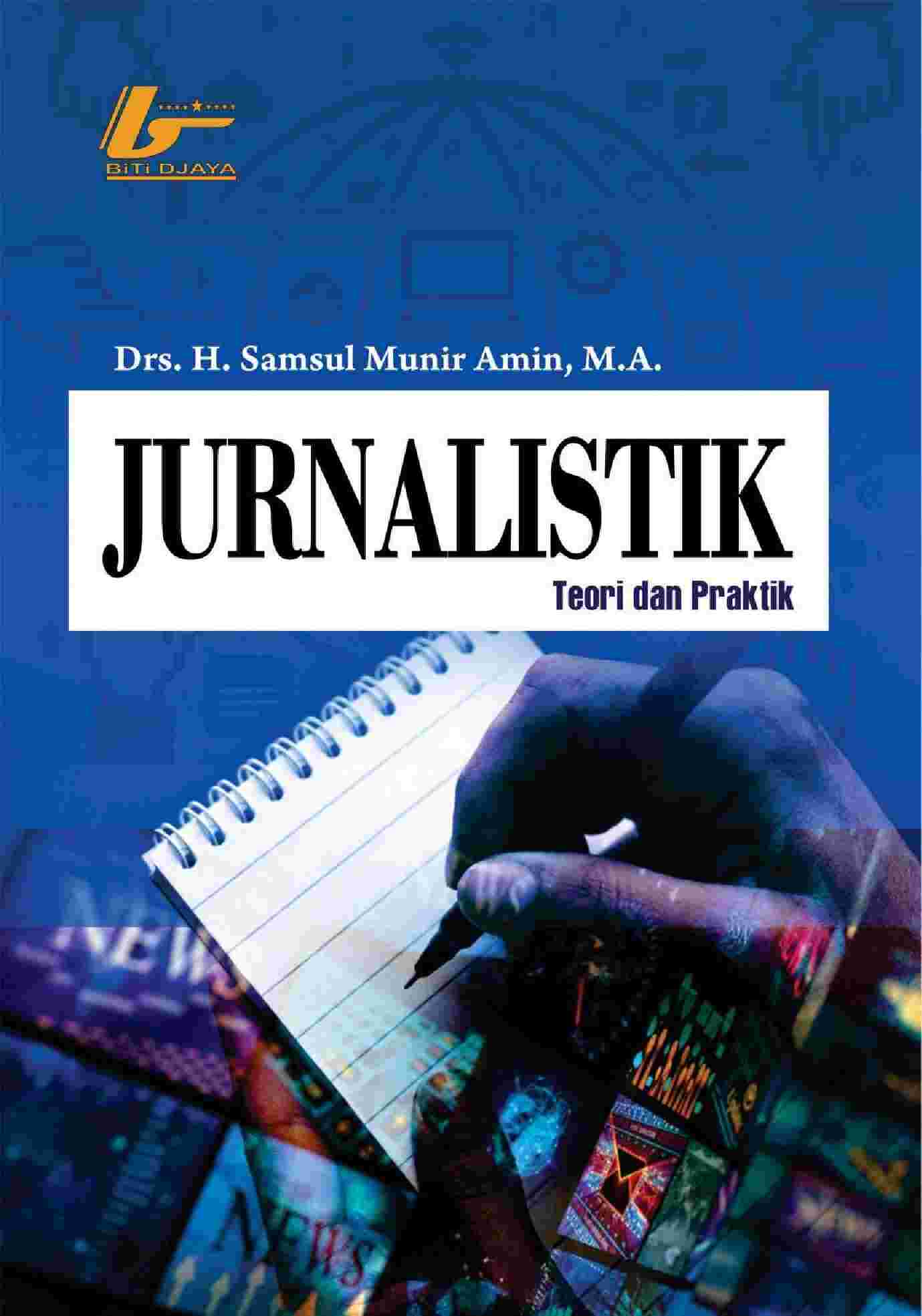 Sampul buku Jurnalistik; Teori d...